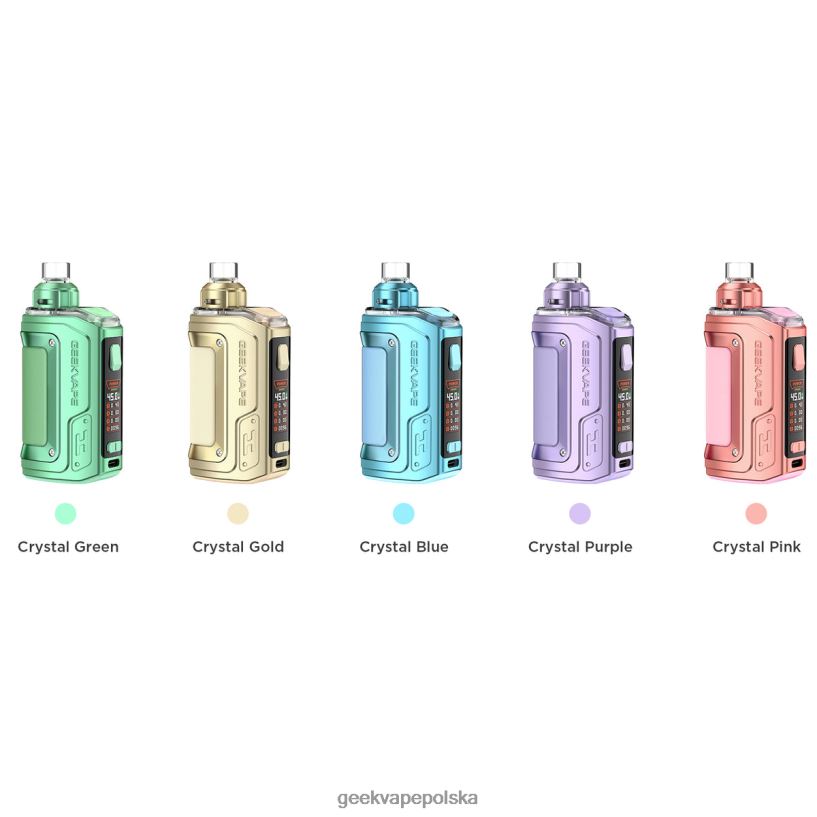 Geekvape h45 (aegis hero 2) zestaw modów do kapsuł, edycja kryształowa kryształowy róż 4HDHZD140- Geek Bar Cena